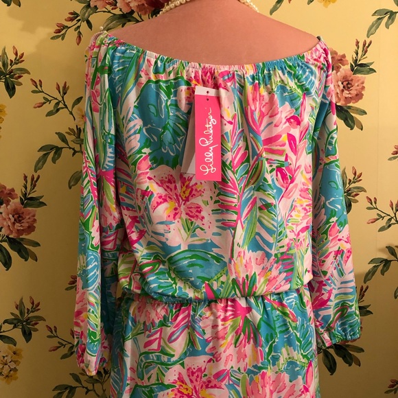 🍃🌸 Lilly Pulitzer Romper Sz X-Large 🌸🍃